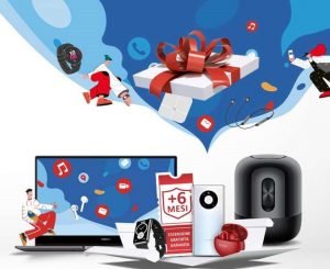 un disegno dei vari regali Huawei