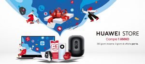 Immagini dei regali Huawei anniversario
