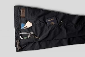 VERYWHERE F686 FEATHERLIGHT Chino Pant Black