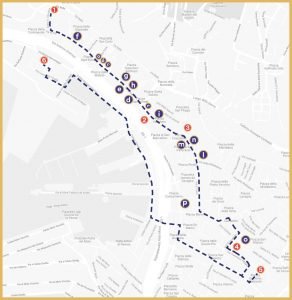 la mappa degli eventi Genova Jeans