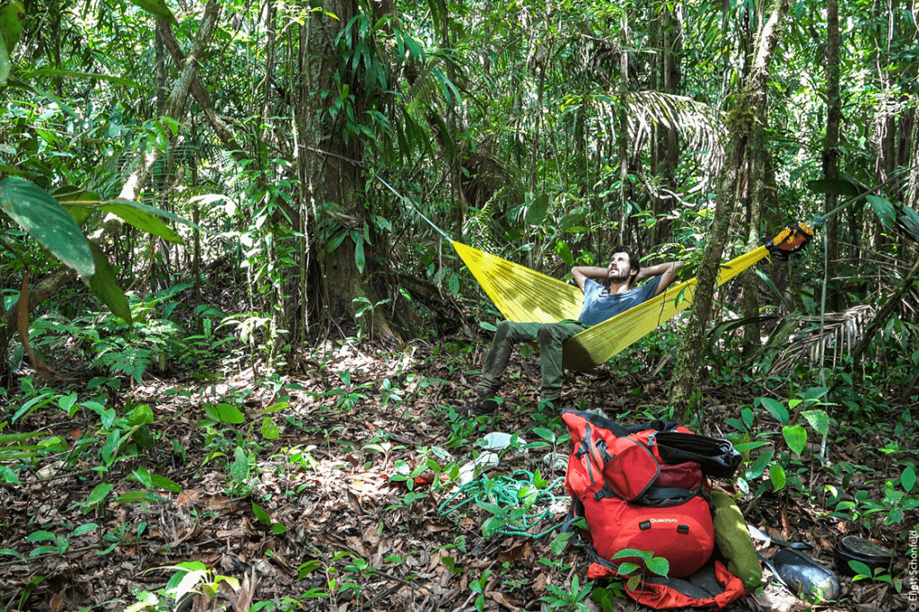 sleeping in Amazonia