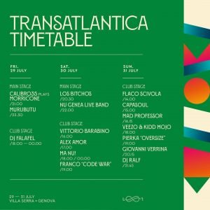 lineup transatlantica 2022