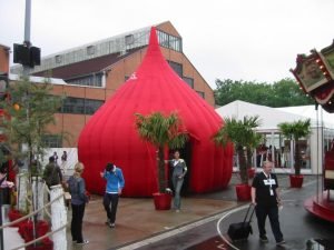 robe di kappa stand gonfiabile