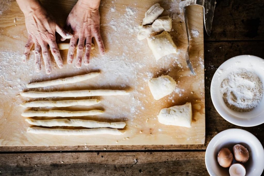 preparazione delle Ravioles alla Locanda Mistral