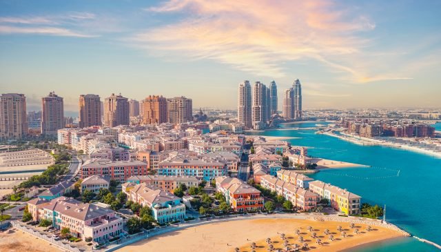 Qatar Tourism_The Pearl_Qanat Quartier Aerial (1)