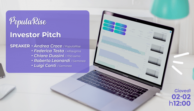 Immagine Investor Pitch di PopulaRise