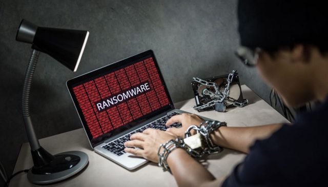 un attacco ransomware