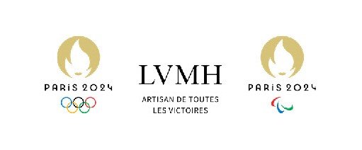 il logo di LVMH "Artisans of all victoires" a Parigi 2024