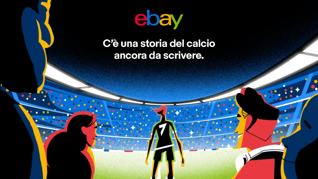 Serie A Femminile Ebay, frame intro con ragazza nello stadio
