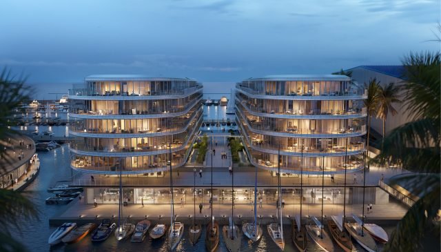 Due edifici residenziali del nuovo Waterfront di Levante