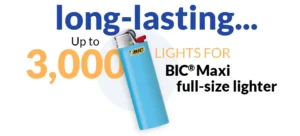un accendino bic maxi