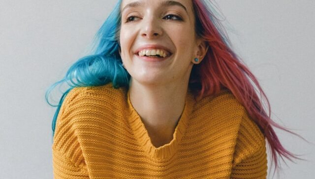 portrait of smiling woman