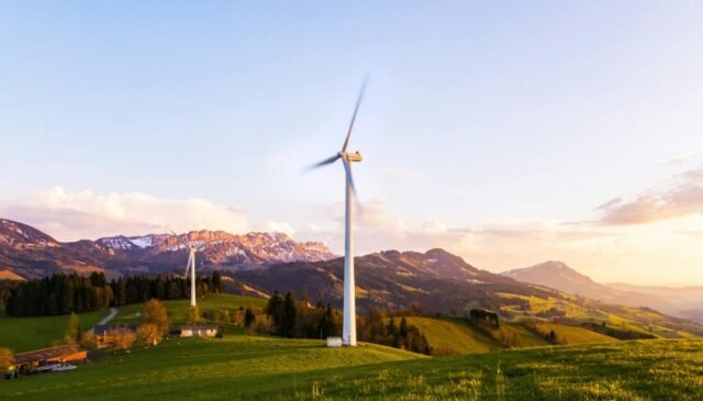 white windmill