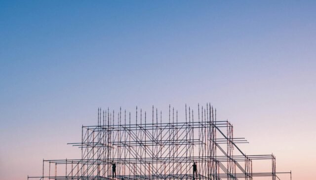 photo of people on building under construction