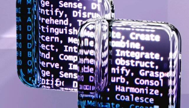 an artist s illustration of artificial intelligence ai this illustration depicts language models which generate text it was created by wes cockx as part of the visualising ai project l