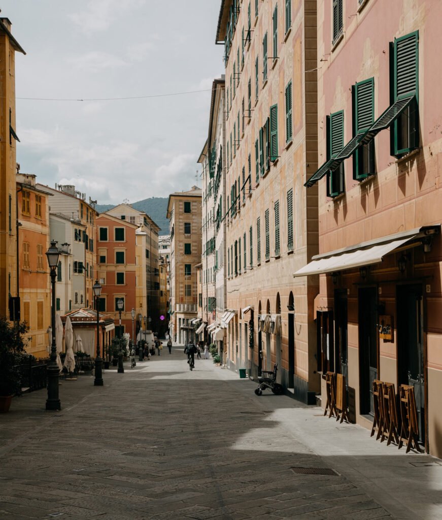 via della repubblica a Camogli