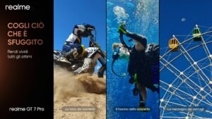 realme GT 7 Pro subacqueo
