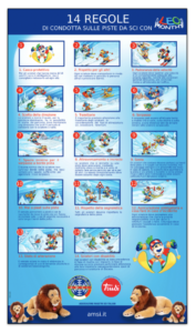 le 14 regole AMSi per sciare