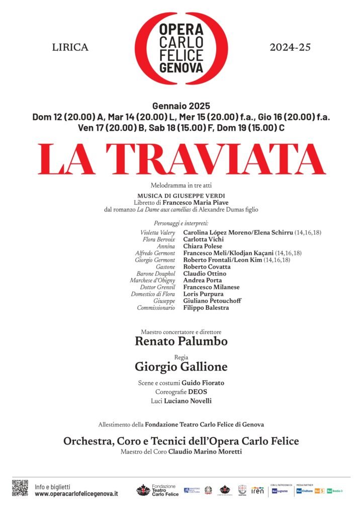 Locandina La Traviata 2025