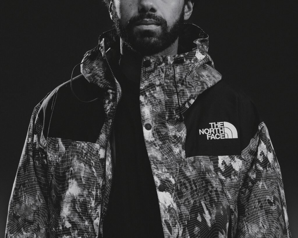 TNF SS25 Mountain Jacket da uomo camouflage