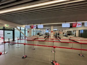 Genova City Airport nuova ala est, controlli di sicurezza