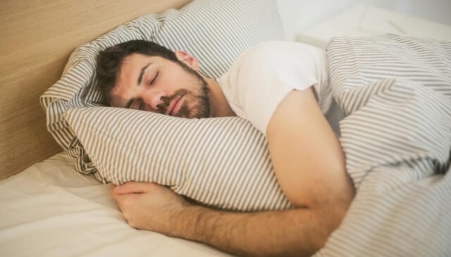 photo of sleeping man