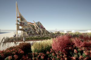 Euroflora 2025, allestimento esterno