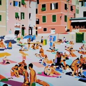 Town Beach V Painting - James Hawke - life in transit