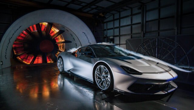 Wind Tunnel - Battista electric hypercar by Pininfarina