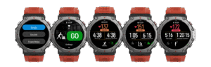 Amazfit T-rex 3 red per hyrox race