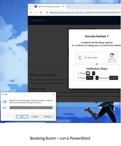 vacation scams - booking