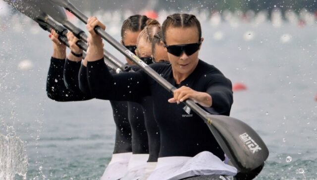 Lisa Carrington nel K4 femminile, milano 2025