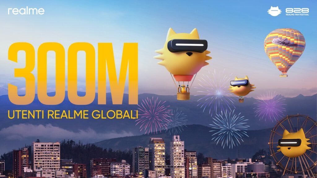 realme 300 milioni di utenti