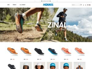 Immagine 3 - Sito web falso HOKA Black Friday che si spaccia per il negozio online ufficiale del marchio