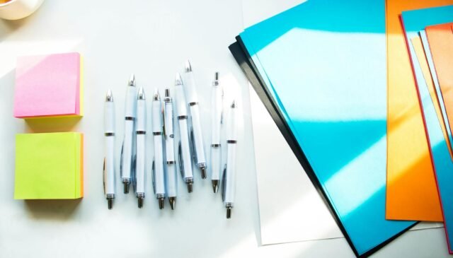 white click pens