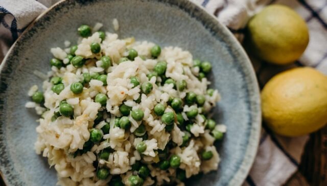 rice with peas