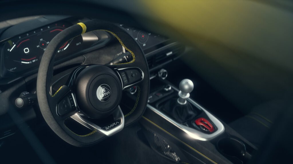 Lotus Emira Turbo SE - Racing Line -Steering Wheel