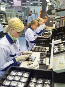 produzione dei componenti Diving in fabbrica