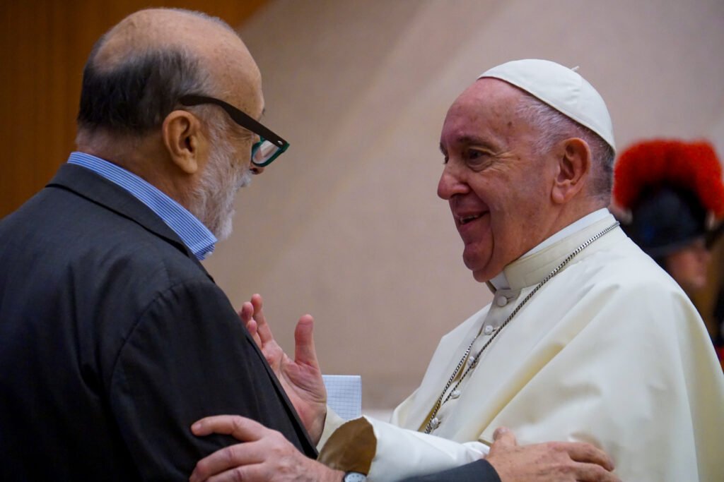 Carlo Petrini e Papa Francesco