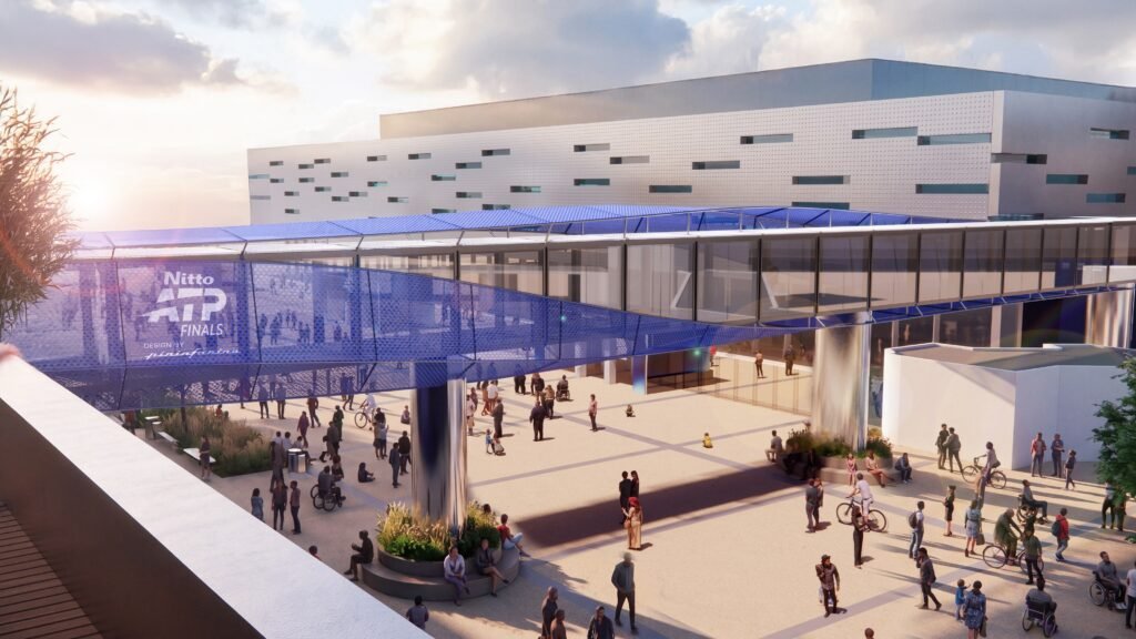 Skywalk design by Pininfarina per ATP Finals
