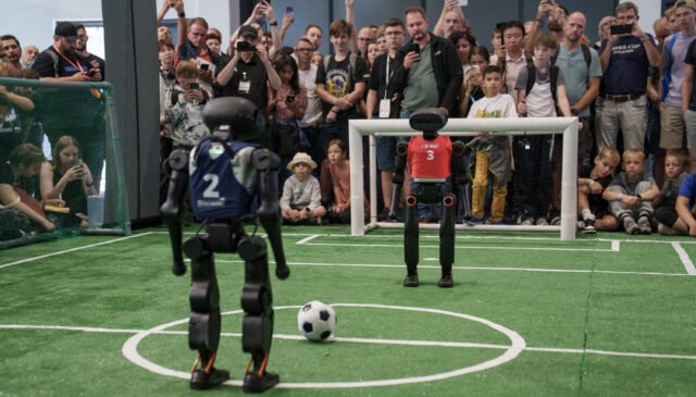 IFA Robocup 2025, partita a calcio fra robot