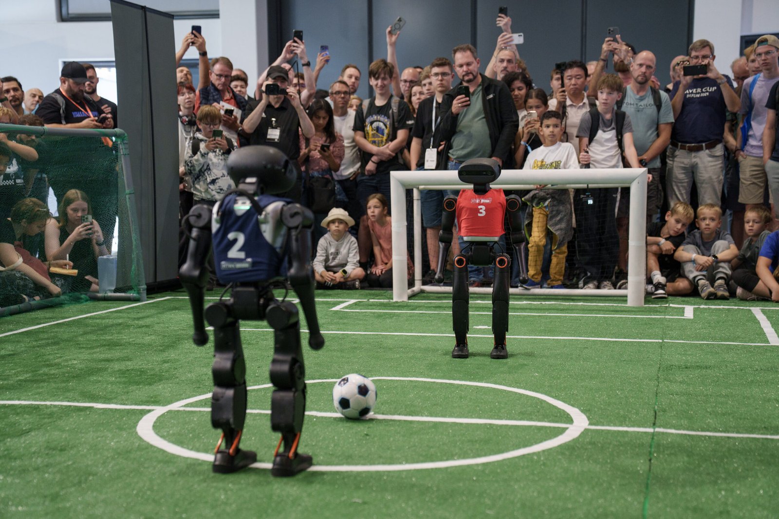 IFA Robocup 2025, partita a calcio fra robot