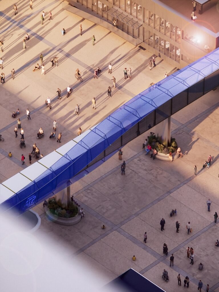 Skywalk design by Pininfarina per ATP Finals