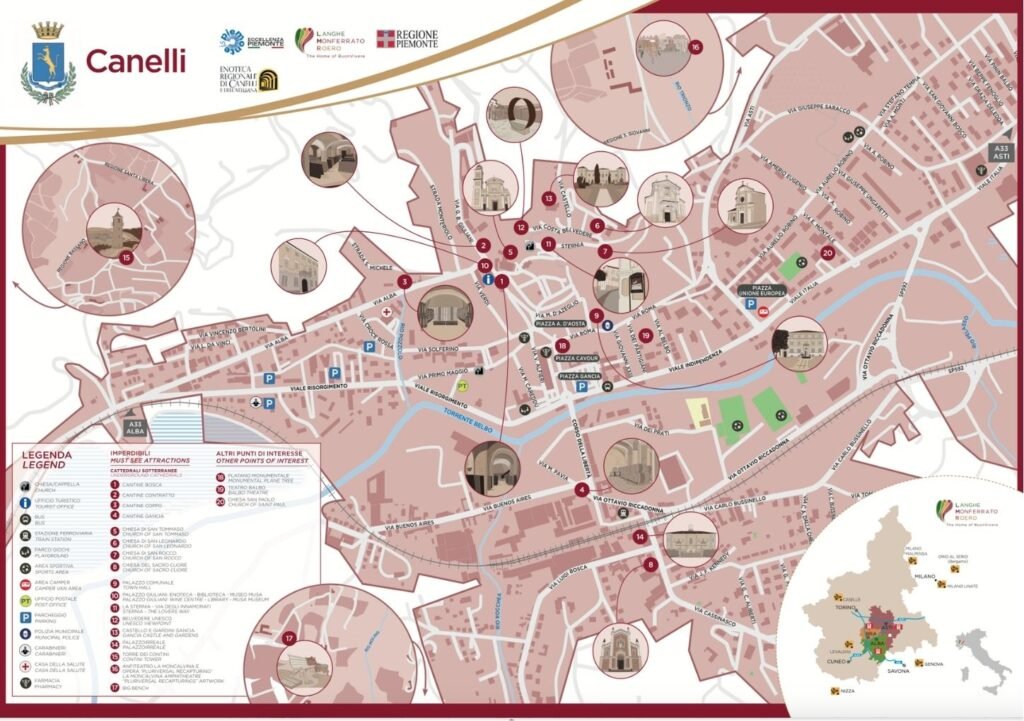 Presentazione 22 ottobre - Mappa Canelli DOCG